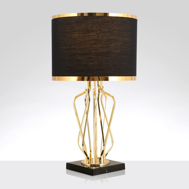 Luxury Gold Table Lamp – Modern Bedside & Living Room Lighting