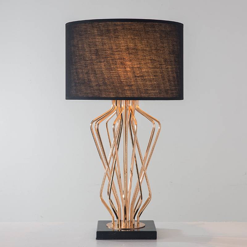 Luxury Gold Table Lamp – Modern Bedside & Living Room Lighting