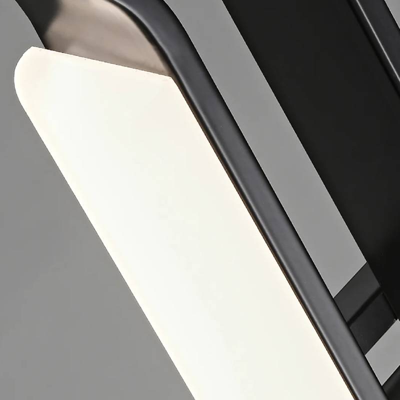 Modern Linear LED Chandelier – Minimalist Pendant Light for Dining Room