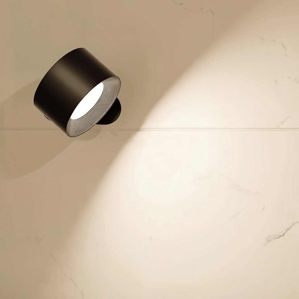 Wireless Rechargeable Wall Light – Nordic LED Design with Remote Dimming