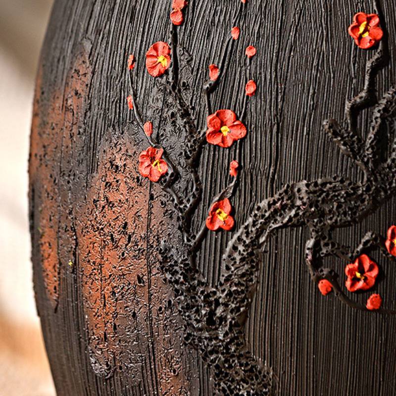 Ceramic Table Lamp with Linen Shade – Warm Ambient Lighting for Living Rooms