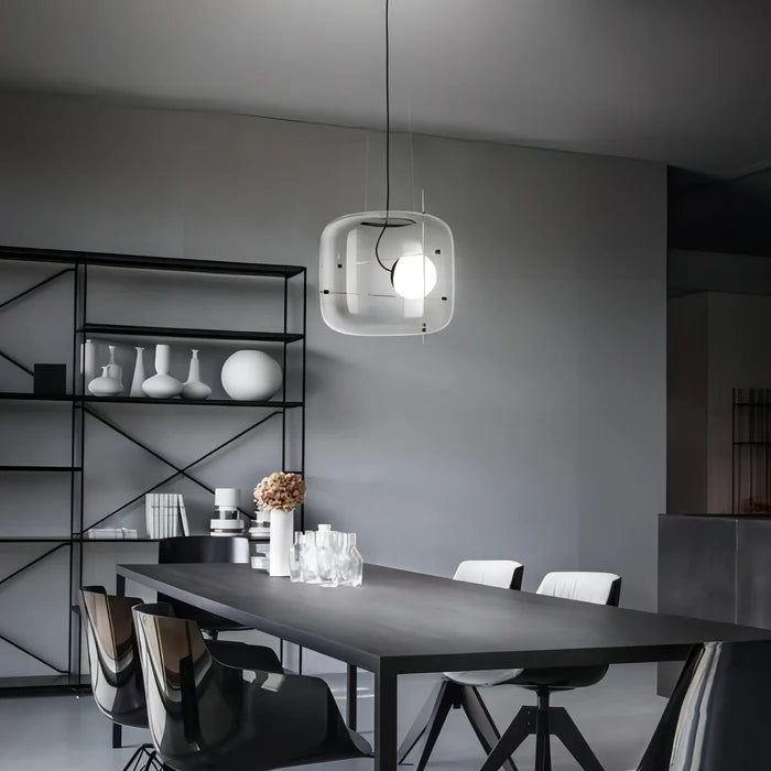 Modern Glass Pendant Light – Contemporary Ceiling Hanging Lamp