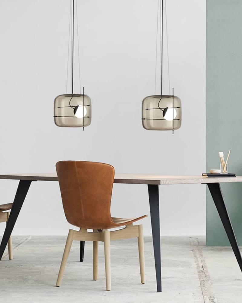 Modern Glass Pendant Light – Contemporary Ceiling Hanging Lamp