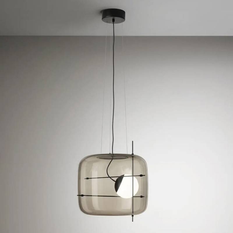 Modern Glass Pendant Light – Contemporary Ceiling Hanging Lamp
