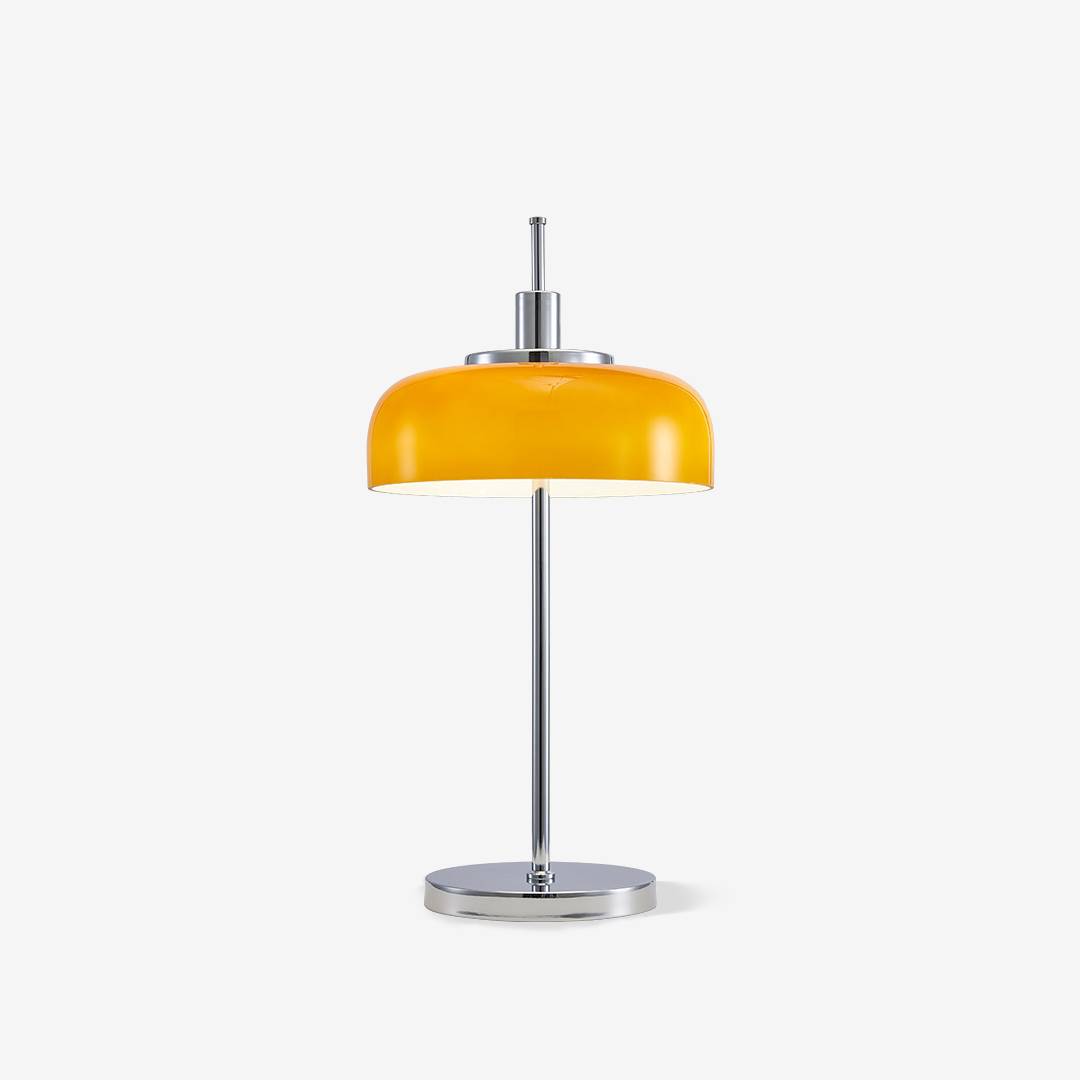 Modern Dome Table Lamp – Minimalist Metal & Glass Design for Home Interiors