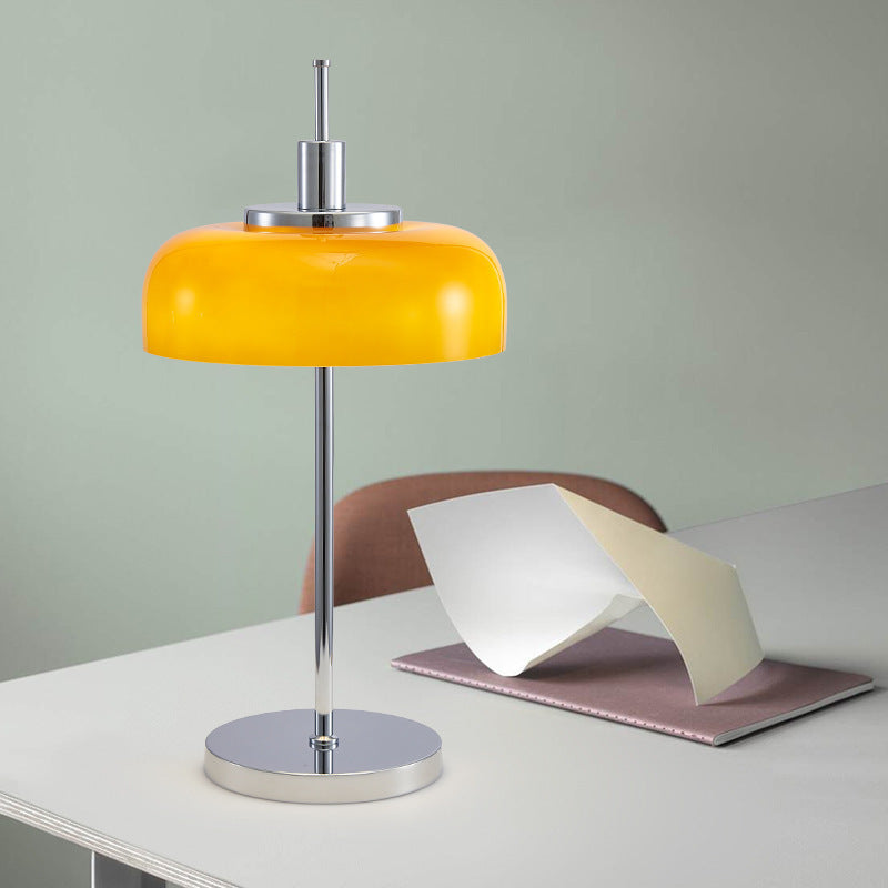 Modern Dome Table Lamp – Minimalist Metal & Glass Design for Home Interiors