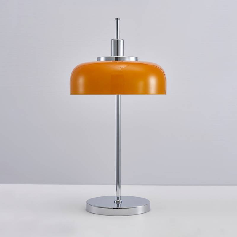 Modern Dome Table Lamp – Minimalist Metal & Glass Design for Home Interiors