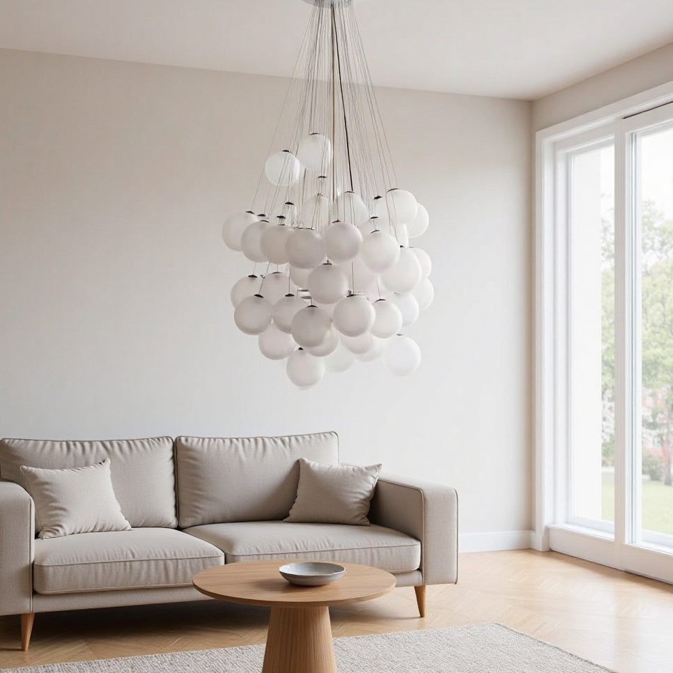 Modern Crystal Pendant Light – Elegant LED Ceiling Fixture for Living Rooms & Bedrooms