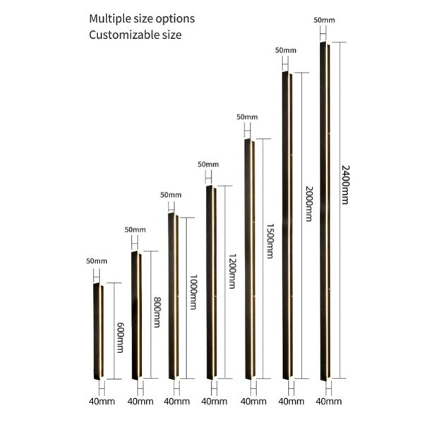 Modern LED Strip Wall Light – Minimalist Outdoor & Indoor Lighting