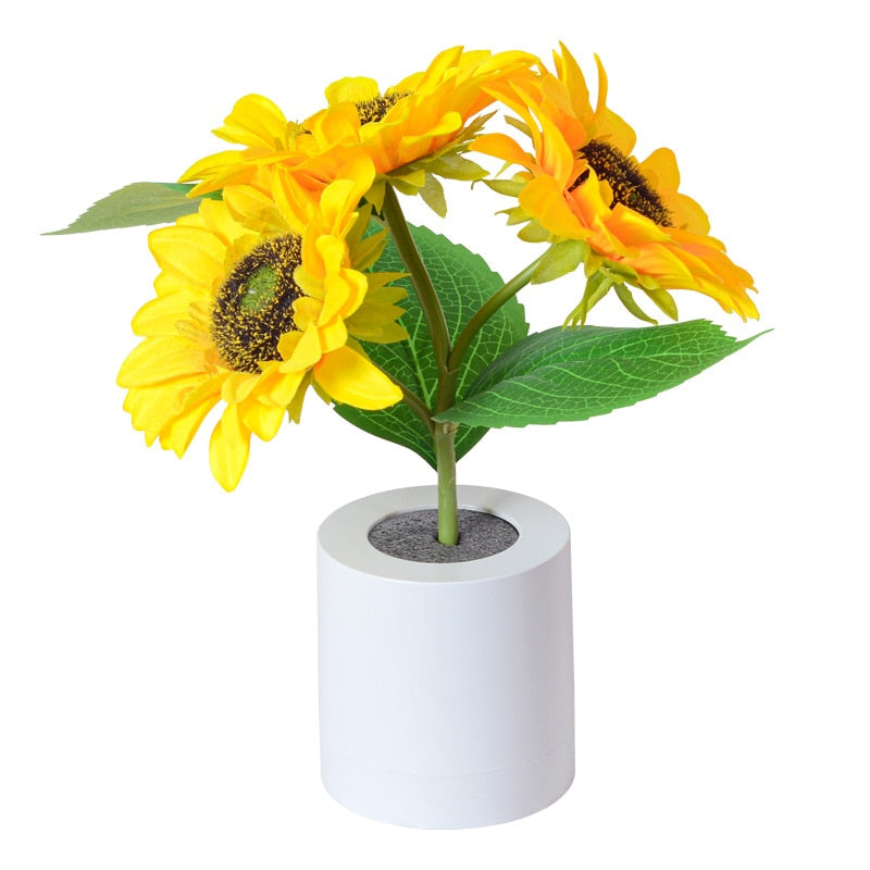 Sunflower Lamp | Cosy, Cordless Light for Any Room