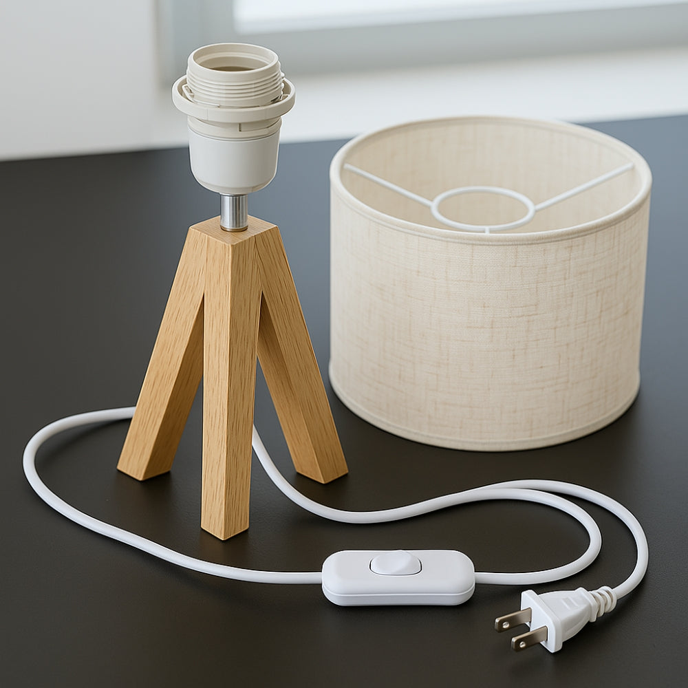 Minimalist Table Lamp with Elegant Tripod Stand