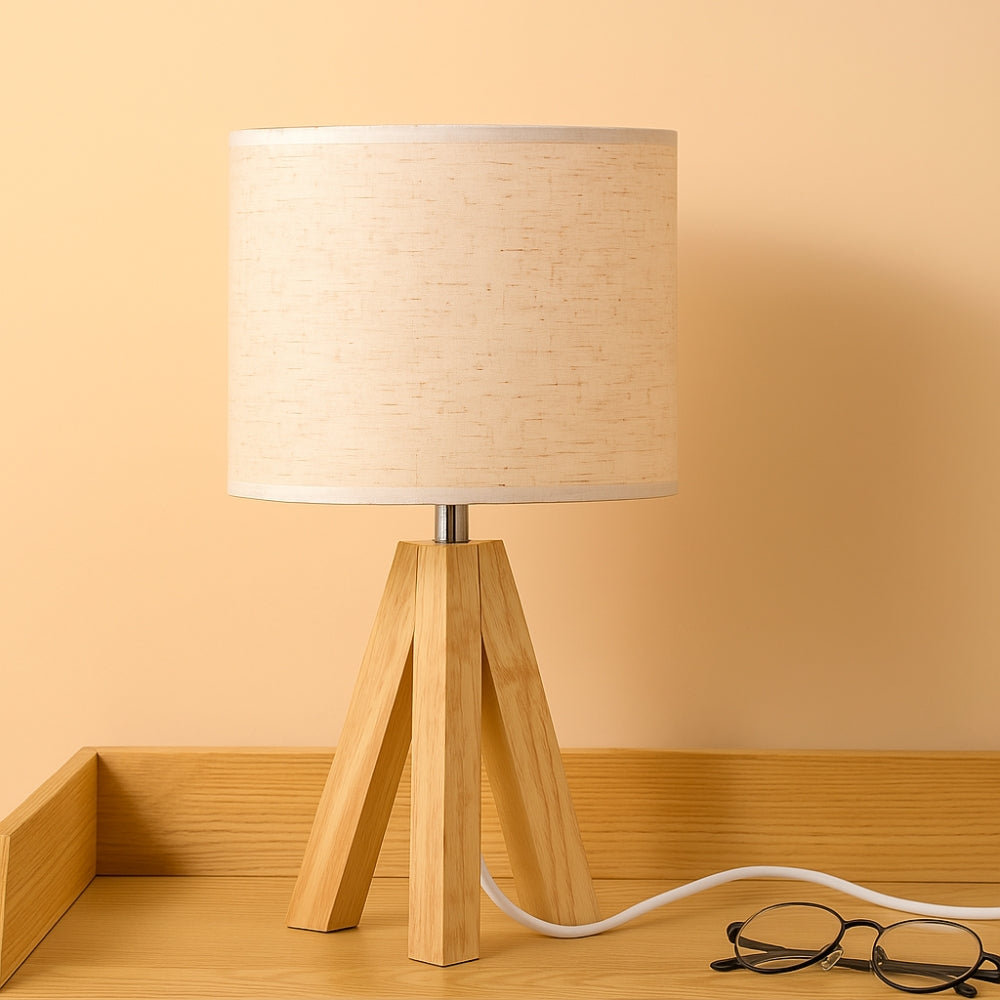 Minimalist Table Lamp with Elegant Tripod Stand