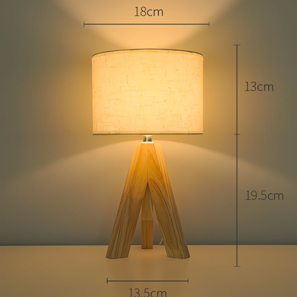Minimalist Table Lamp with Elegant Tripod Stand