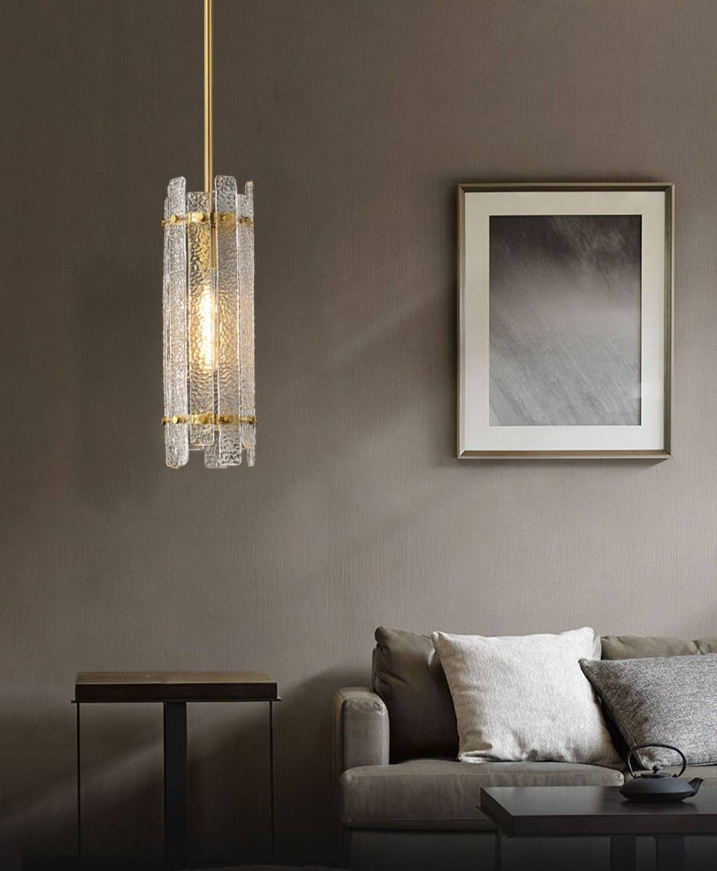 Crystal Glass Pendant Light – Modern Decorative Ceiling Fixture