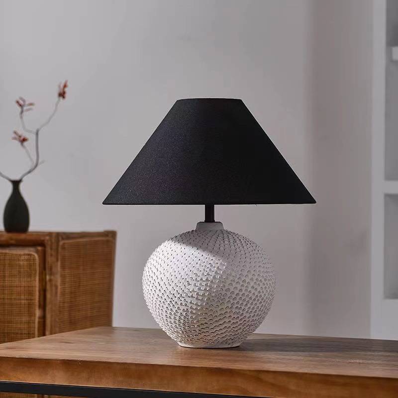 Modern Ceramic Ball Table Lamp – Soft Ambient Lighting for Bedrooms