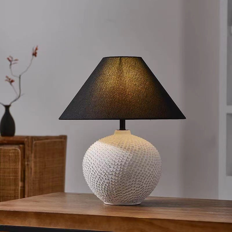 Modern Ceramic Ball Table Lamp – Soft Ambient Lighting for Bedrooms