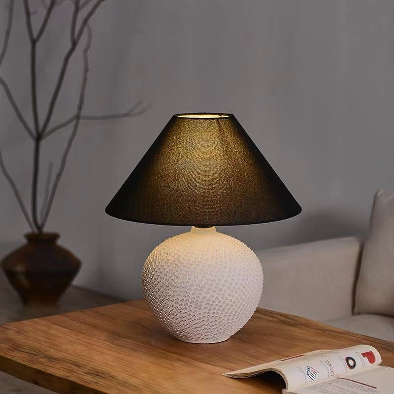 Modern Ceramic Ball Table Lamp – Soft Ambient Lighting for Bedrooms