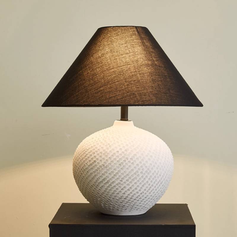 Modern Ceramic Ball Table Lamp – Soft Ambient Lighting for Bedrooms