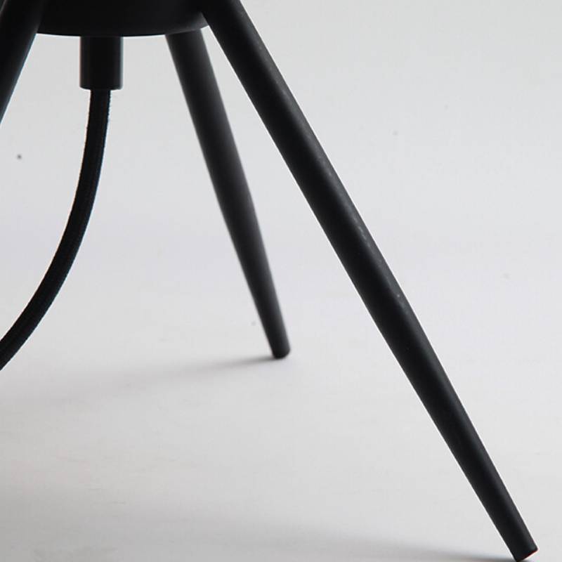 Torvian Smoked Glass Table Lamp – Modern Tripod Design