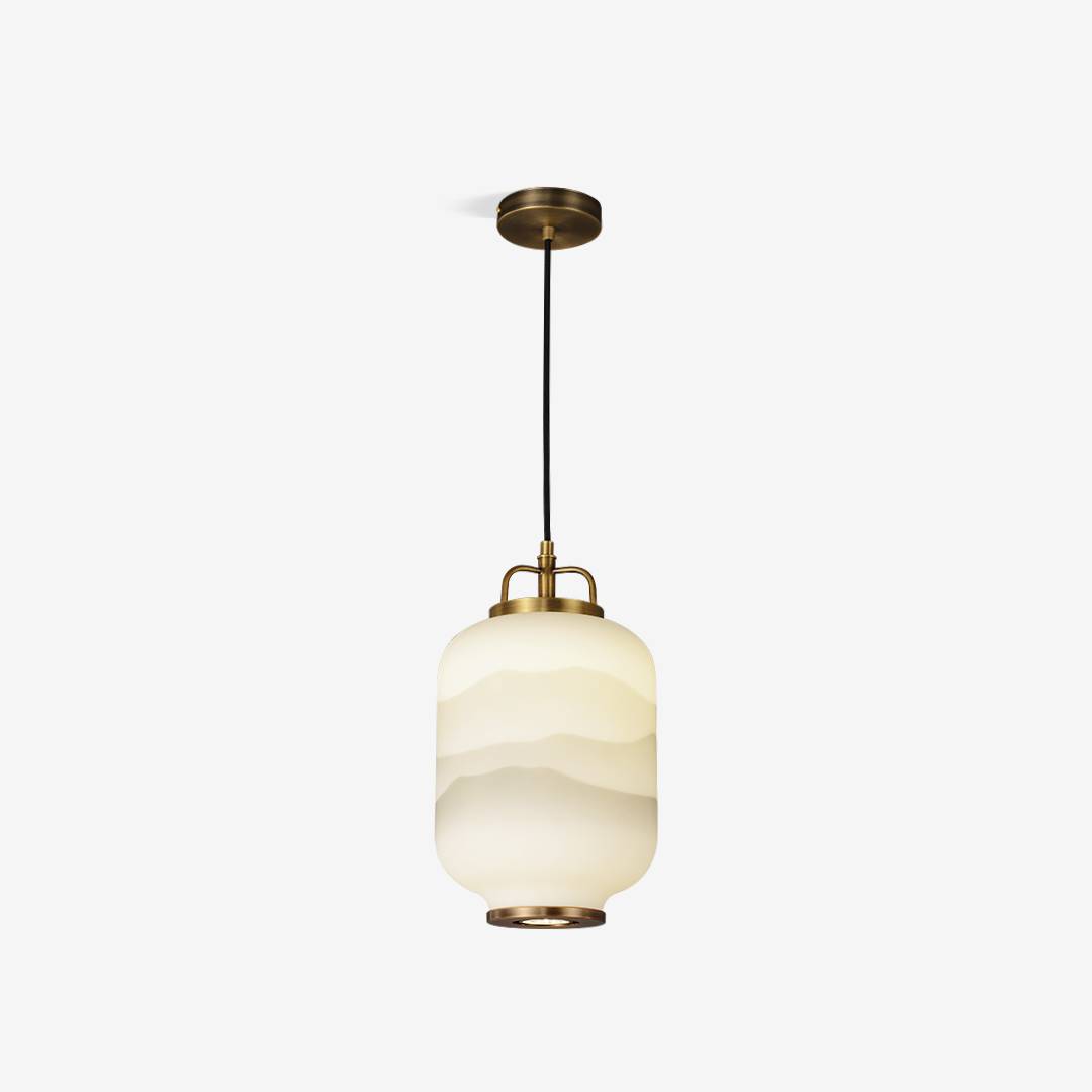 Frosted Glass Pendant Light – Modern Decorative Ceiling Lamp