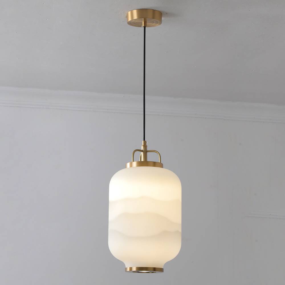 Frosted Glass Pendant Light – Modern Decorative Ceiling Lamp