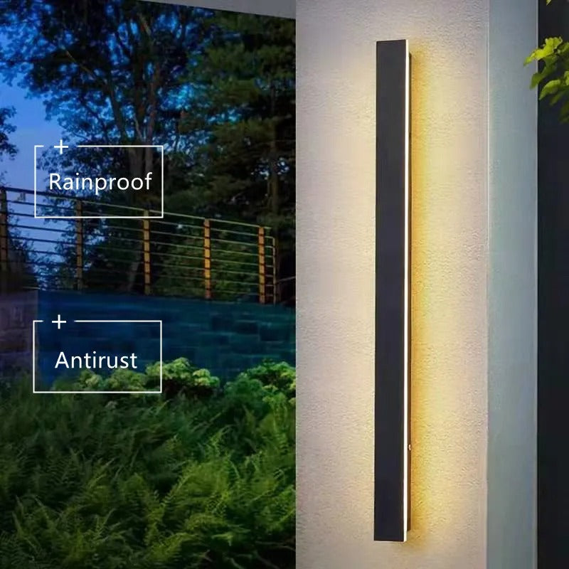 Modern LED Strip Wall Light – Minimalist Outdoor & Indoor Lighting