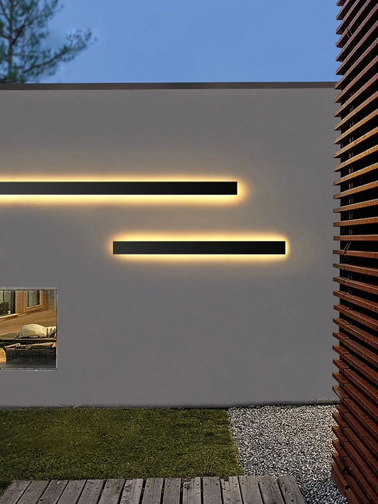 Modern LED Strip Wall Light – Minimalist Outdoor & Indoor Lighting