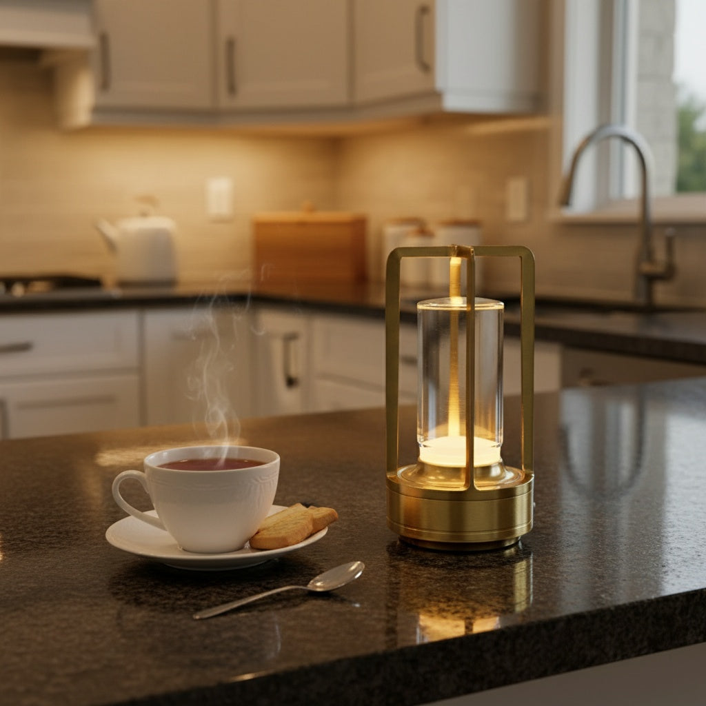 Modern Lantern Lamp | Portable Warm Light for Indoors & Outdoors