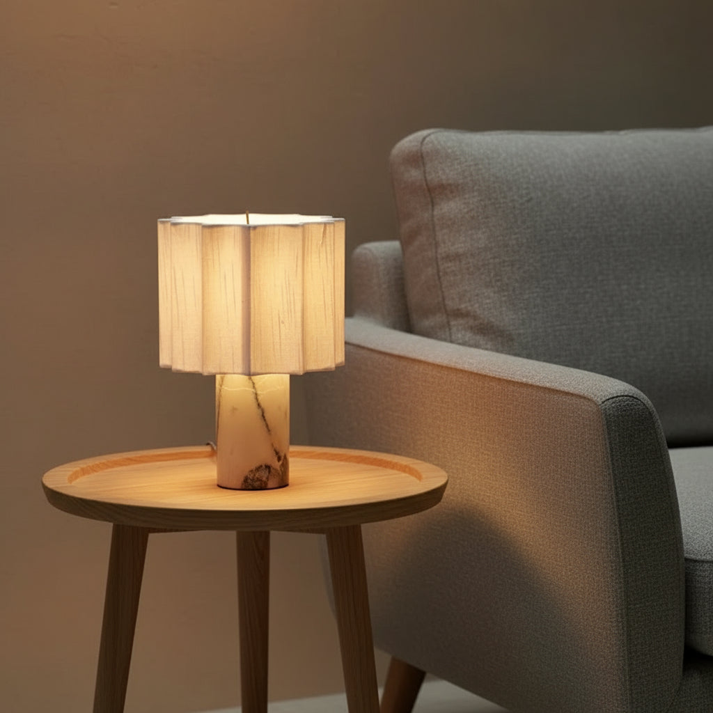 Marble Table Lamp – Modern Elegant Decorative Light