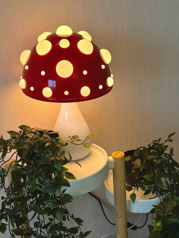 Mushroom Night Lamp | Warm, Eye-Friendly Glow for Peaceful Evenings