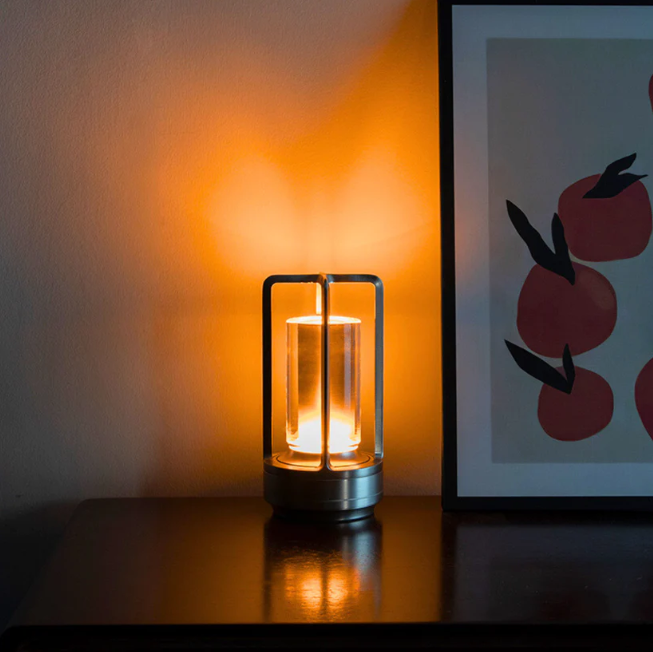 Modern Lantern Lamp | Portable Warm Light for Indoors & Outdoors