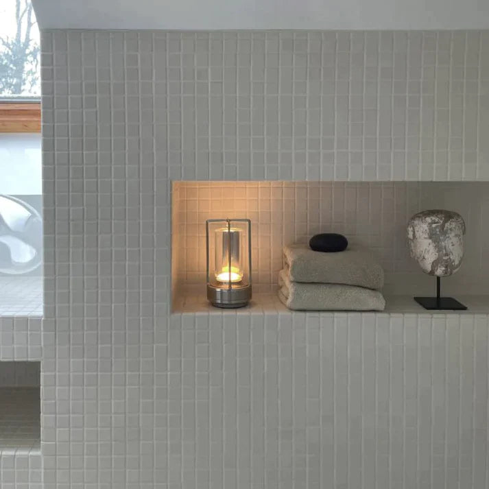 Modern Lantern Lamp | Portable Warm Light for Indoors & Outdoors