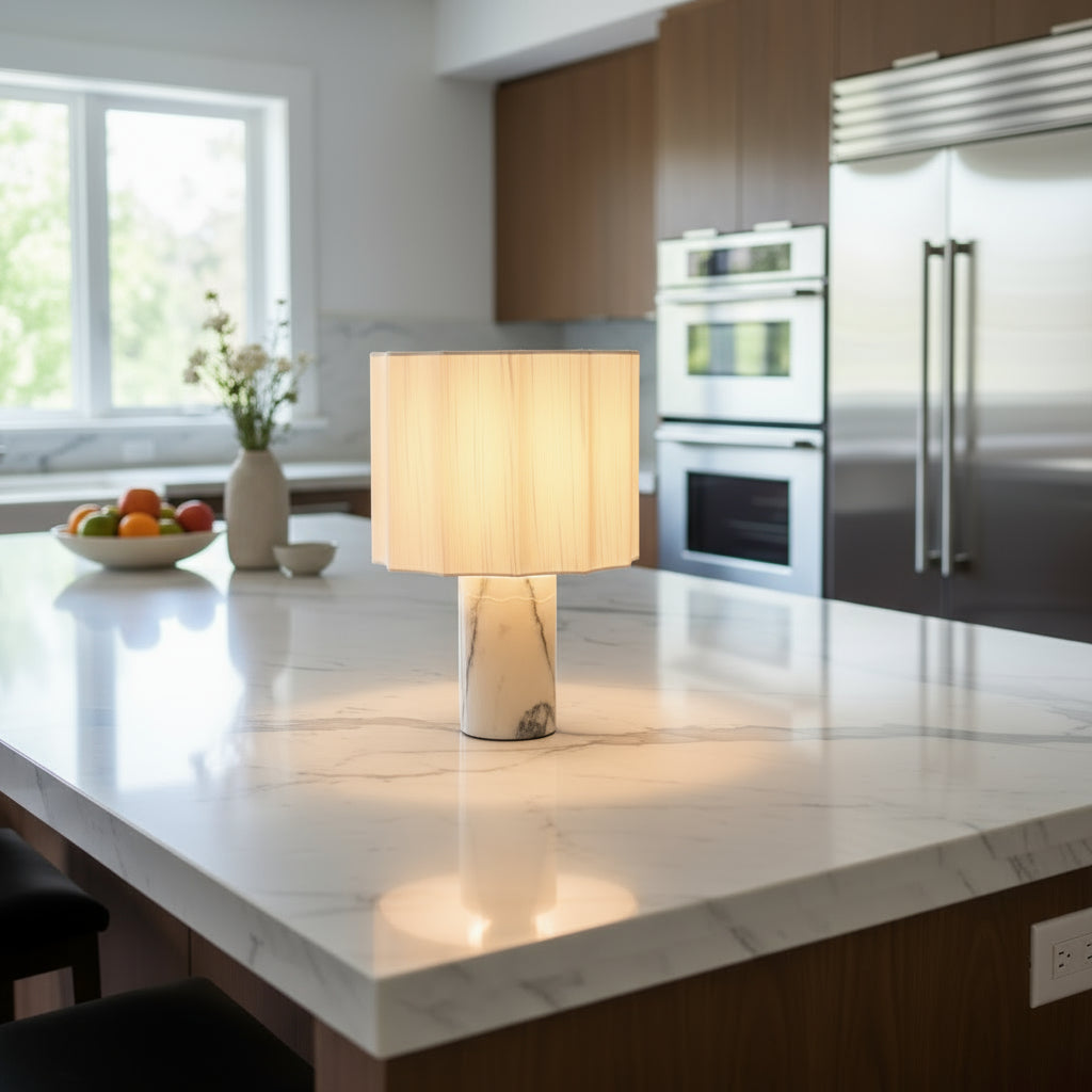Marble Table Lamp – Modern Elegant Decorative Light
