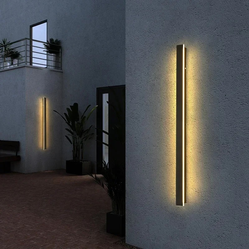 Modern LED Strip Wall Light – Minimalist Outdoor & Indoor Lighting