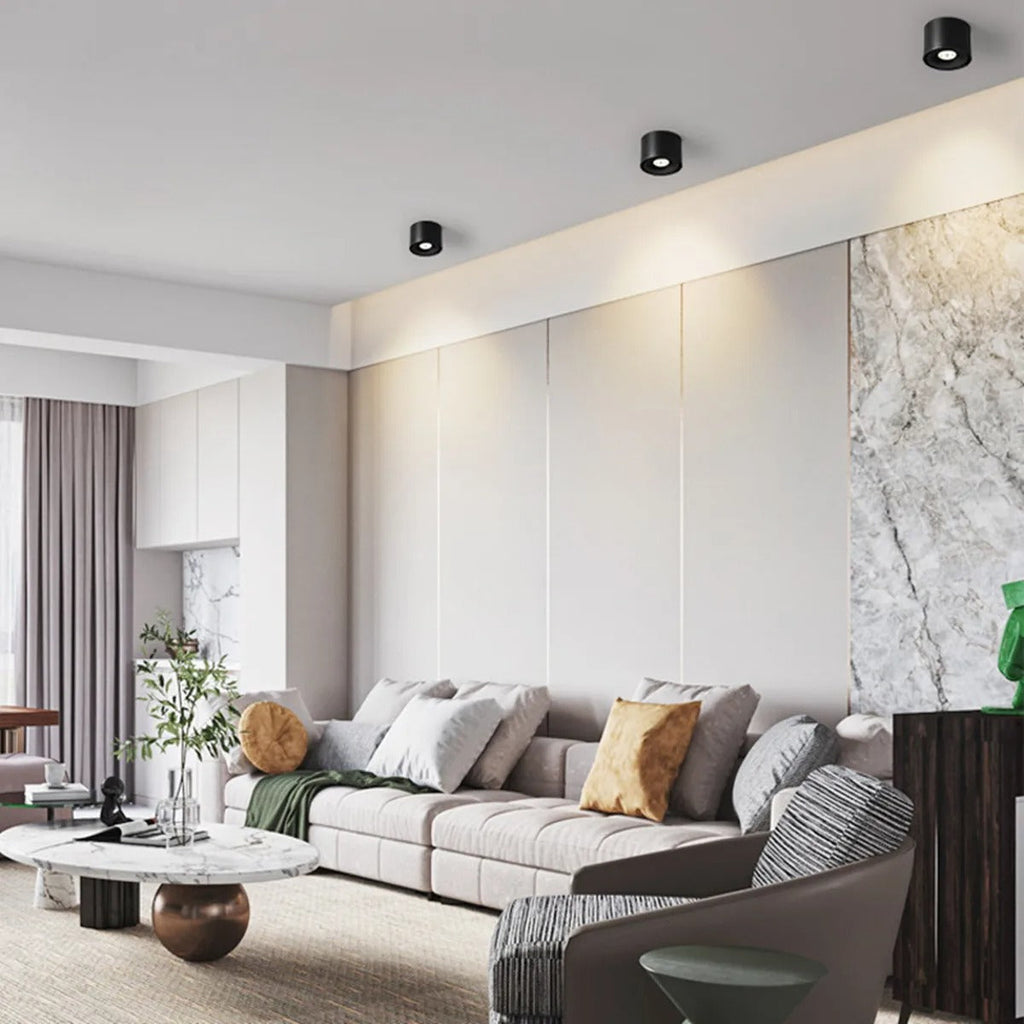 Rotating LED Spot Light — Adjustable Ceiling Downlight — Aluminium Design