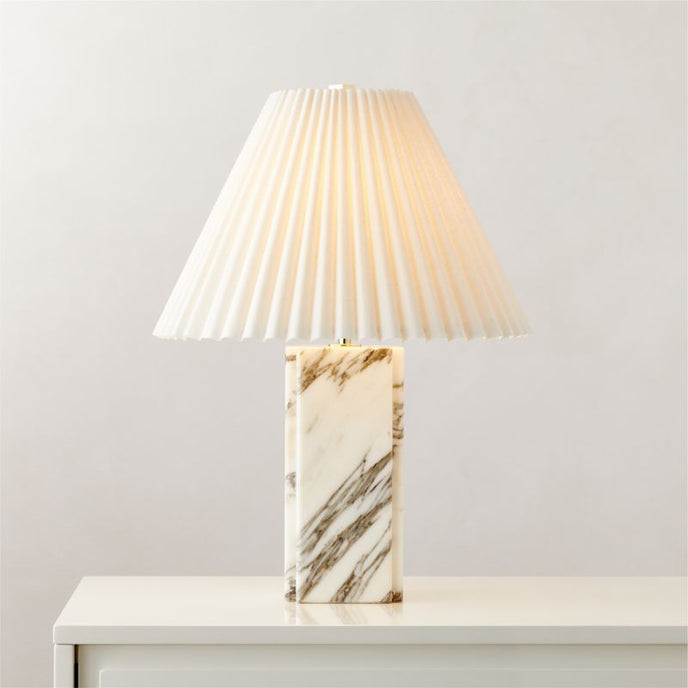 Luxury Marble Table Lamp – Modern Minimalist Home Lighting